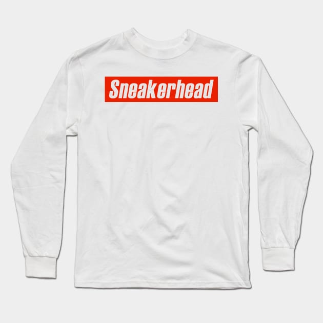 Sneakerhead Red Bar Long Sleeve T-Shirt by Tee4daily